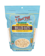 Bob's Red Mill Organic Old Fashioned Rolled Oats, 16-ounce (Pack of 1)