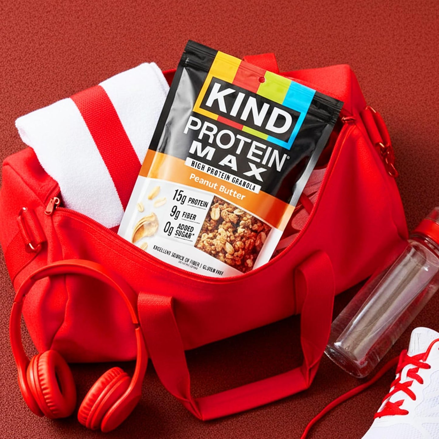 KIND_Protein_MAX_Granola_Clusters,_Peanut_Butter_-_15g_Protein,_0g_Added_Sugar,_Low_Sugar_(4g_Total),_Keto_Friendly,_Gluten_Free,_Non-GMO,_High_Protein_Breakfast_Granola_&_Snack,_Resealable_Bag,_9oz