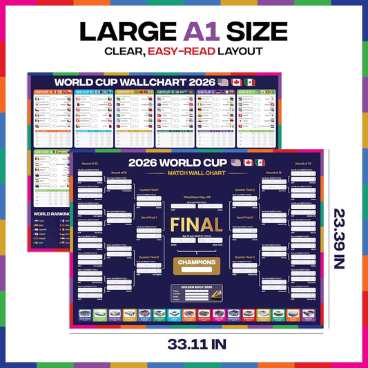 2026_World_Cup_Bracket_Poster_2026_|_A1_Size_2026_World_Cup_Soccer_Poster_with_US_Kick_Off_Times,_Fixtures,_Stadiums_&_Host_Cities_|_World_Cup_Wall_Chart