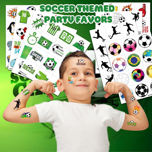 96_PCS_Soccer_Ball_Pre-Cut_Temporary_Tattoos_Themed_Birthday_Party_Decorations_Favors_Supplies_Decor_Europa_World_Cup_Football_Sports_Player_Tattoo_Stickers_Gifts_For_Game_Boys_Girls_Class_(Normal)