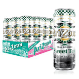 AriZona Green Tea with Ginseng and Honey/ Sweet Tea/ Arnold Palme - Big Can, 22 Fl Oz (Pack of 12)