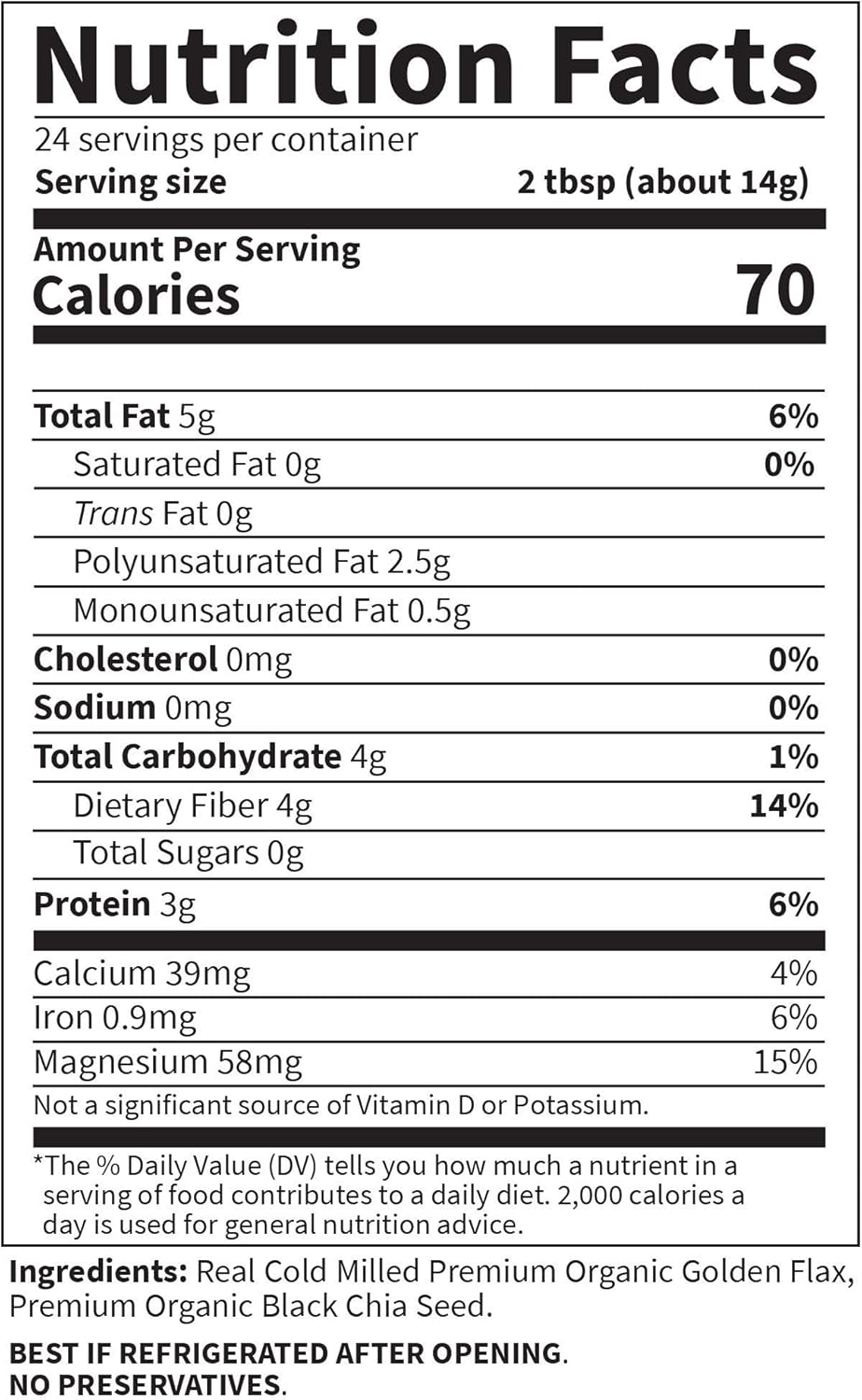 Garden_of_Life_100%_USDA_Organic_Ground_Flax_Seed_&_Chia_Blend,_Gluten_Free_Cold_Milled_Golden_Flaxseed_Meal_plus_Premium_Black_Chia_Seeds_-_Vegan_Fiber,_Protein_and_Omega_3_Fatty_Acids,_24_Servings