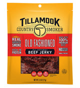 Tillamook Beef Jerky, Country Smoker Jerky with Chili Lime Tajin Seasoning, Low Carb & High Protein, Ready to Eat Keto Snack, Savory Tangy Flavor, Mildly Spicy Snacks, 2.2 oz