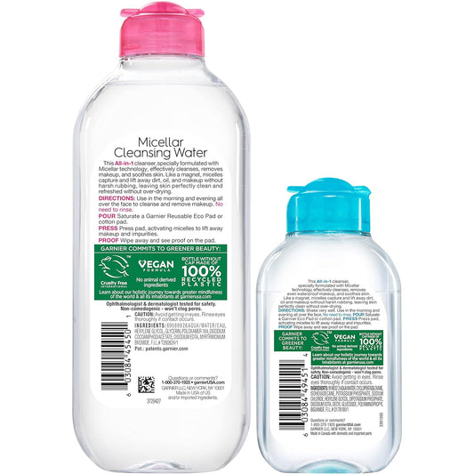 Garnier_Micellar_Cleansing_Water,_For_All_Skin_Types,_13.5_fl_oz_+_Micellar_Cleansing_Water,_For_Waterproof_Makeup,_3.4_fl_oz