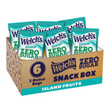 Welch's Zero Sugar Fruity Bites, Gluten Free & Sugar Free Snacks, 3oz Snack Packs