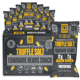 Where You Bean Edamame Beans Snack (Truffle Salt) - Crunchy and Dry Roasted Edamame Beans - High Protein Snacks, Keto and Vegan Healthy Snacks for Adults & Low Carb Asian Snack 0.9 oz (Pack of 8)