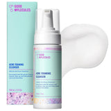 Good Molecules Acne Foaming Cleanser - 2% Salicylic Acid Foam Cleanser - Gentle Acne Face Wash with Alcohol Free Witch Hazel and Aloe - Skin Care for Face