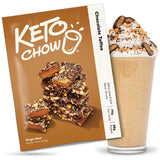Keto Chow Chocolate Toffee - Meal Replacement Shake Powder Nutritionally Complete Low Carb Delicious Easy Substitute Protein Rich You Choose The Fat Single Sample