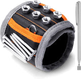 HORUSDY Magnetic Wristband & Universal Socket Grip (7–19mm), Stocking Stuffers Gifts for Dad with Strong Magnets for Holding Screws, Nails, Drilling Bits, DIY, Christmas Tool Gift for Men