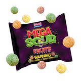 Barnetts - Mega Sour Candy Fruits 104g - Trendy Sweet Bags - Traditionally Handmade Sweets - Sour Coating Lasts 20 Seconds - Candies for Party Bag, Gift Hamper, or Hamper Box