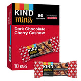KIND Minis, Dark Chocolate Nuts & Sea Salt, Healthy Snacks, Gluten Free, Low Calorie Snacks, Low Sugar, 10 Count