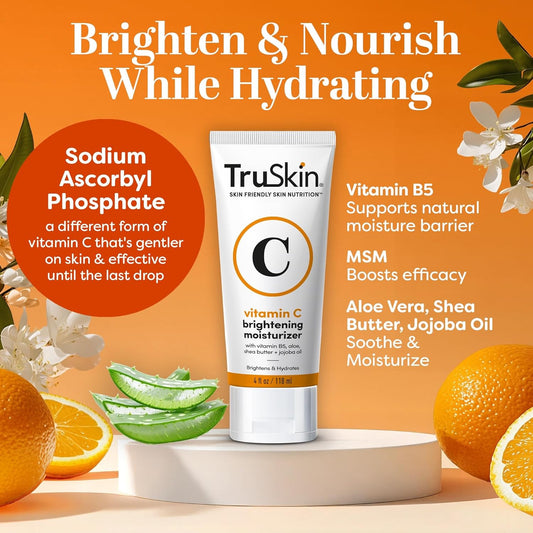 TruSkin_Vitamin_C_Face_Cream_-_Brightening_&_Hydrating_Daily_Moisturizer_with_Vitamin_E,_B5,_Jojoba_Oil_&_Green_Tea_-_Smooth,_Radiant-Looking_Skin,_4_Fl_Oz