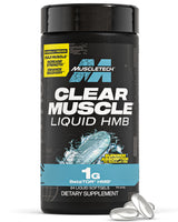 Muscletech HMB Supplements 1000mg, Clear Muscle- Highest Grade HMB for Lean Muscle & Recovery-HMB Free Acid Muscle Supplement-Help Decrease Muscle Breakdown - Packaging May Vary