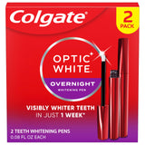 Colgate Optic White Overnight Teeth Whitening Pen, Teeth Stain Remover, Removes Years of Stains in Just 1 Week, Enamel Safe, Designed for No Tooth Sensitivity