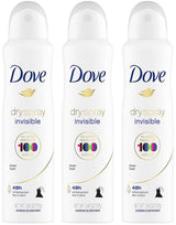 Dove Dry Spray Antiperspirant - Invisible - Sheer Fresh - Net Wt. 3.8 OZ (107 g) Per Can - Pack of 3 Cans