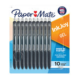 Paper Mate InkJoy Gel Pens Fine Point 10 Count Black