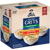 Quaker Instant Grits 44 Count 0.98oz Packets - 4 Flavor Variety Pack - Muesli Breakfast Product