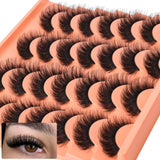 Short Lashes Natural Look False Eyelashes Thick Fluffy Faux Mink Lashes Pack Wispy Strip Fake Eyelashes Cat Eye Lashes that Look Like Extensions 14 Pairs Black Makeup Cosmetic Eyelash Extensions Eyelash Extension Eyelashes Extensions Lash Extensions