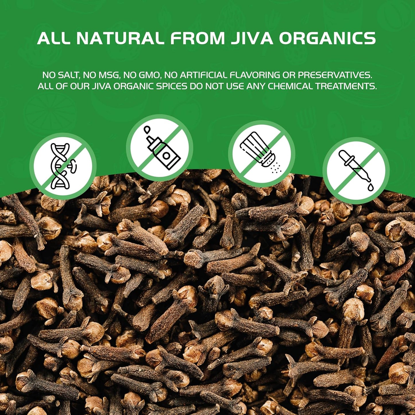 Jiva_Organic_Cloves_Whole_3.5_Ounce_Bag_-_Non-GMO,_Non_Irradiated_-_Dried_Clove_Buds_-_Great_for_Foods,_Tea,_Pomander_Balls,_and_even_Potpourri