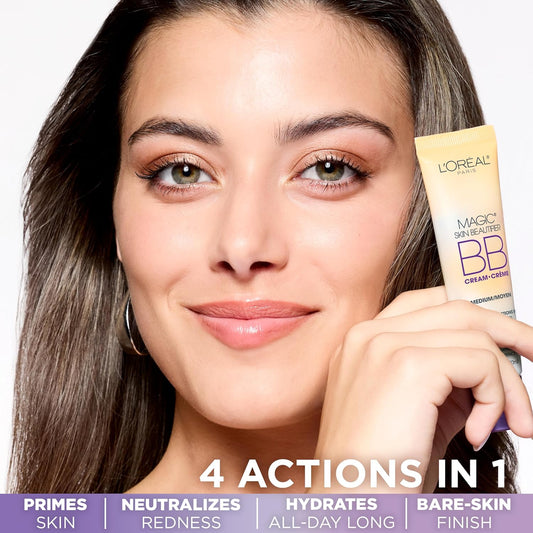 L'Oreal_Paris_Makeup_Magic_Skin_Beautifier_BB_Cream_Tinted_Moisturizer,_Medium,_1_fl_oz,_1_Count