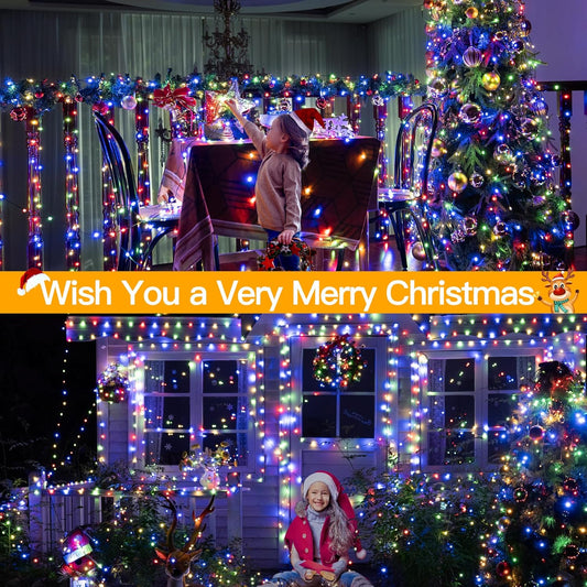 Ollny_Christmas_Lights_1000_LED_330_FT,_IP67_Waterproof_Plug_in_Christmas_Tree_Lights_with_Remote,_8_Modes,_3_Timers,_Dimmable,_House_Xmas_Indoor_Decorations_Outdoor_Christmas_Lights_(Multicolored)