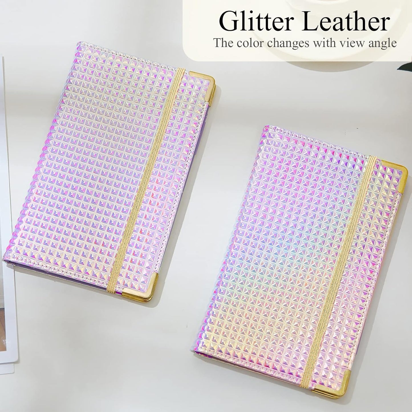 Server_Book_Waitress_Book_with_Money_Pocket_Unique_Glitter_Leather_Server_Books_for_Waitress_Black_Serving_Books_with_Zipper_Pocket_Waiter_Accessories