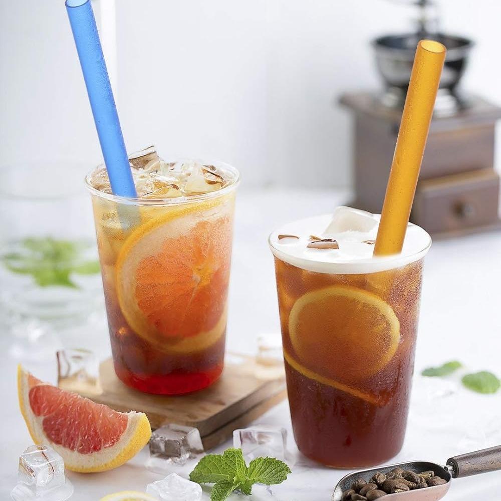 8_Pcs_Reusable_Boba_Straws_&_Smoothie_Straws_-_Multi_Colors_Jumbo_Wide_Reusable_Straws,_BPA_FREE_Food-Grade_Plastic_Straws_for_Bubble_Tea(Tapioca,_Boba_Pearls),_Milkshakes_with__Brushes