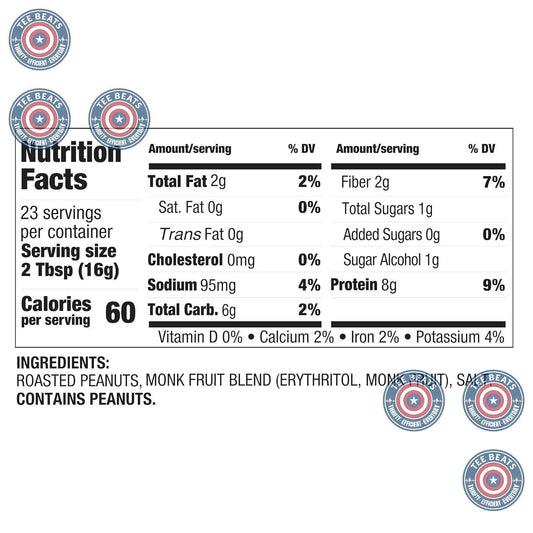 PBfit_No_Sugar_Added_Peanut_Butter_Powder,_Powdered_Spread_from_Real_Roasted_Peanuts,_8g_Protein,_Made_with_Erythritol_and_Monk_Fruit,_13_Ounce_(Pack_of_1)