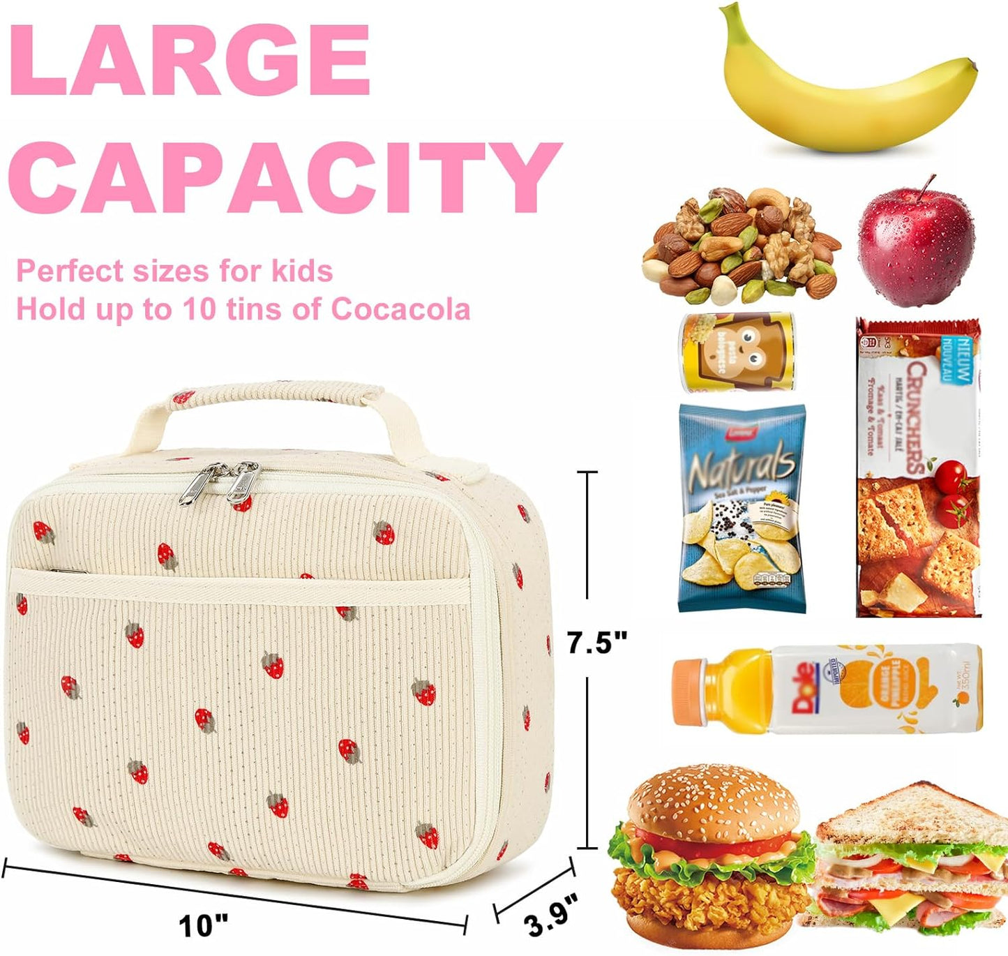 Bluboon_Corduroy_Insulated_Lunch_Bag_for_Girls_-_School_Lunch_Tote_with_Cooler_Compartment