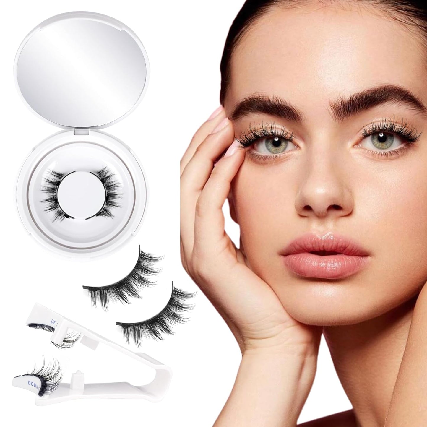 ALICE_Magnetic_Eyelashes_Natural_Look,_Reusable_Manga_Magnetic_Lashes_Kit_with_Applicator,_No_Glue_Needed_Magnetic_Eyelashes_Kit,_Easy_to_Wear_and_Remove_for_All-Day_Comfort_Makeup_Cosmetic_Lash_Extensions_Eyelashes_Extensions_Eyelash_Extension