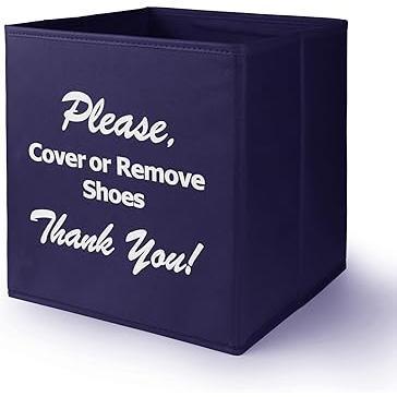 Opret_Large_Shoe_Cover_Box_Black,_Real_Estate_Agent_Supplies,_Disposable_Shoe_Cover_Dispenser_Box_for_Open_House,_Please_Cover_or_Remove_Shoes,_Foldable_Storage_Bin_for_Shoe_Bootie