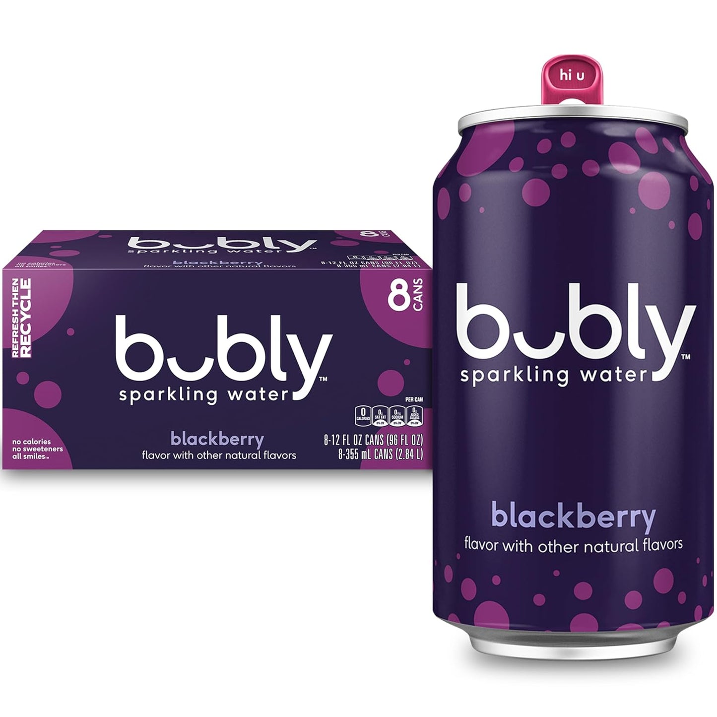 bubly_Sparkling_Water,_Blackberry,_Zero_Sugar_&_Calories,_Seltzer_Water,12_Fl_Oz_Cans_(Pack_of_8)