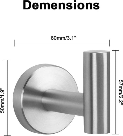 NearMoon_Bath_Towel_Hooks-_SUS_304_Stainless_Steel_Robe_Hook_Holder,_Heavy_Duty_Coat_Hook_for_Bathroom_Livingroom_Hotel_Kitchen_Garage,_Wall_Mounted-_4_Pack_(Brushed_Nickel)