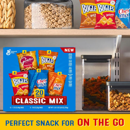 Classic_Mix_Snack_Variety_Pack,_Bugles_Original_&_Nacho_Cheese,_Gardetto’s_Recipe,_Chex_Traditional_Cheddar,_28_oz_(20_Bags)_Corn_Sugar