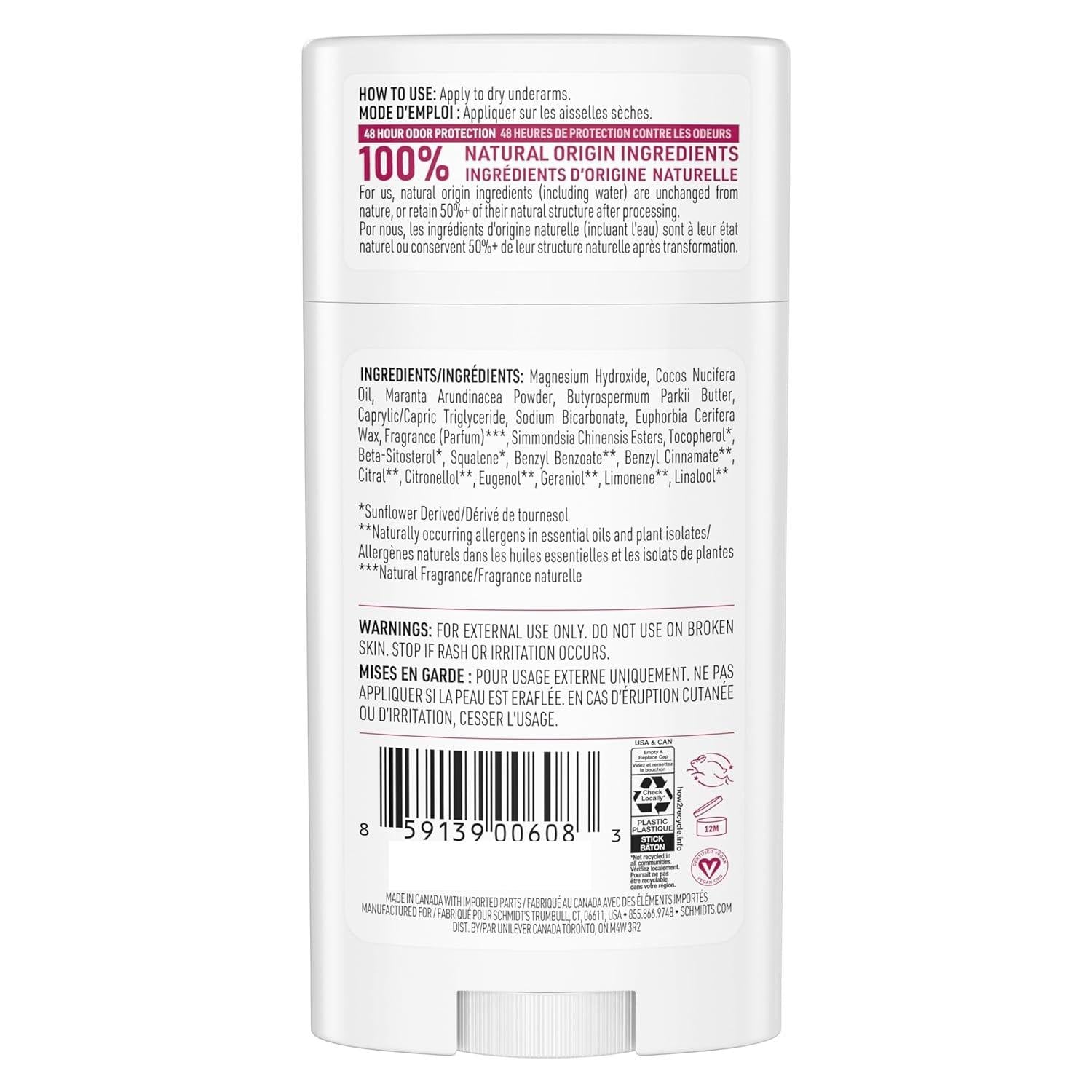 Schmidt's_Aluminum-Free_Vegan_Deodorant_Rose_&_Vanilla_with_24_Hour_Odor_Protection_2_Count_for_Women_and_Men,_Natural_Ingredients,_Cruelty-Free,_2.65_oz_Body_Care_Pack_Gentle_Comfort_Cosmetic_Cleanser_Scent_Scented_Scent