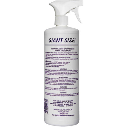 FOLEX_Instant_Carpet_Spot_Remover,_32oz,_No_Rinsing,_Pack_1_Household_Kit_Spray_Cleaner_Cleaning