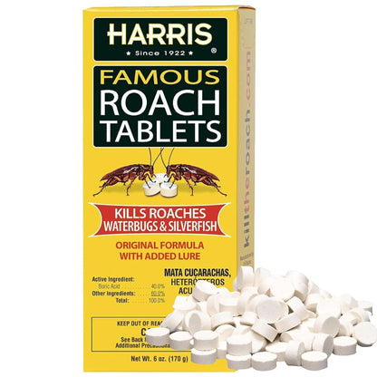 Harris_Roach_Tablets,_Boric_Acid_Roach_and_Insects_Killer_with_Lure,_Alternative_to_Bait_Traps