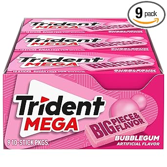 Trident_Mega_Tropical_Twist_Sugar_Free_Gum,_9_Packs_of_10_Pieces_(90_Total_Pieces)
