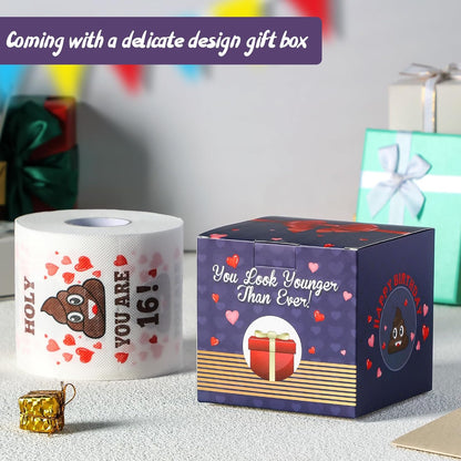 16th_Birthday_Gifts_for_Boy_or_Girl_-_Happy_Prank_Toilet_Paper_-_16th_Birthday_Decorations,_Party_Supplies_Favors_-_Funny_Gag_&_Novelty_Bday_Present_for_Him,_Her,_Friends-_Sweet_16_Year_Old_Gift_Ideas_Box_Wipes