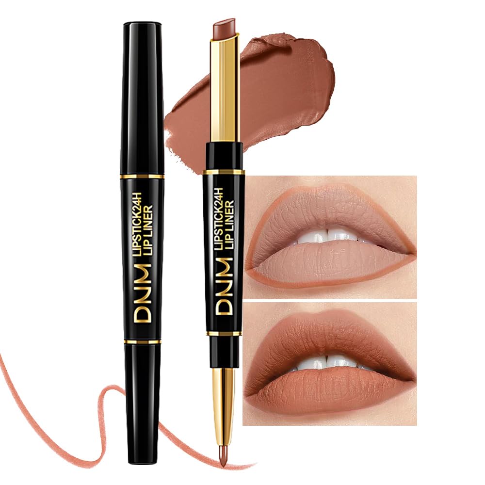 evpct_3Pcs_Chestnut_Nude_Brown_Matte_Lip_Liner_and_Lipstick_Combo_Set_Kit_for_Women_DNM_Antique_Rose_Magic_Lipstick_24_Hours_Original_Lip_Liner_Makeup_Stain_Long_Lasting_Waterproof_Smudge_labial_Gentle_Gloss_Lipgloss_Luxury_Nourishing_Pack_Cosmetic_Glossy