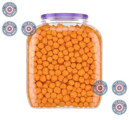Utz_Cheese_Balls_Barrel,_Tasty_Snack_Baked_with_Real_Cheddar_Cheese,_Delightfully_Poppable_Party_Snack,_Gluten,_Cholesterol_and_Trans-Fat_Free,_Kosher_Certified,_36.5_Oz