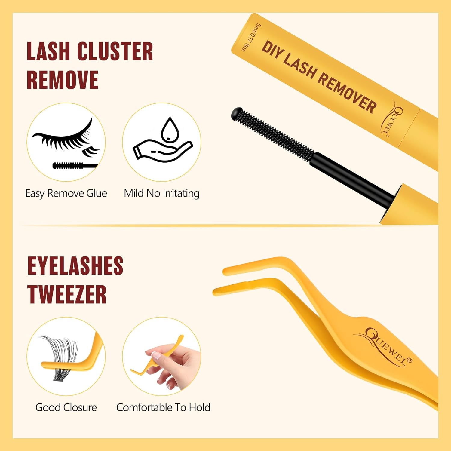 QUEWEL_DIY_Lash_Extension_Kit,_320_Pcs_Lash_Clusters_Kit_with_Lash_Bond_and_Seal_Cluster_Lashes_Glue_Remover_Eyelash_Clusters_Applicator_Tool_for_Natural_Look_DIY_At_Home(ZS-30D+40D-kit)_Makeup_Eyelashes_Extensions_Eyelash_Extension_Cosmetic