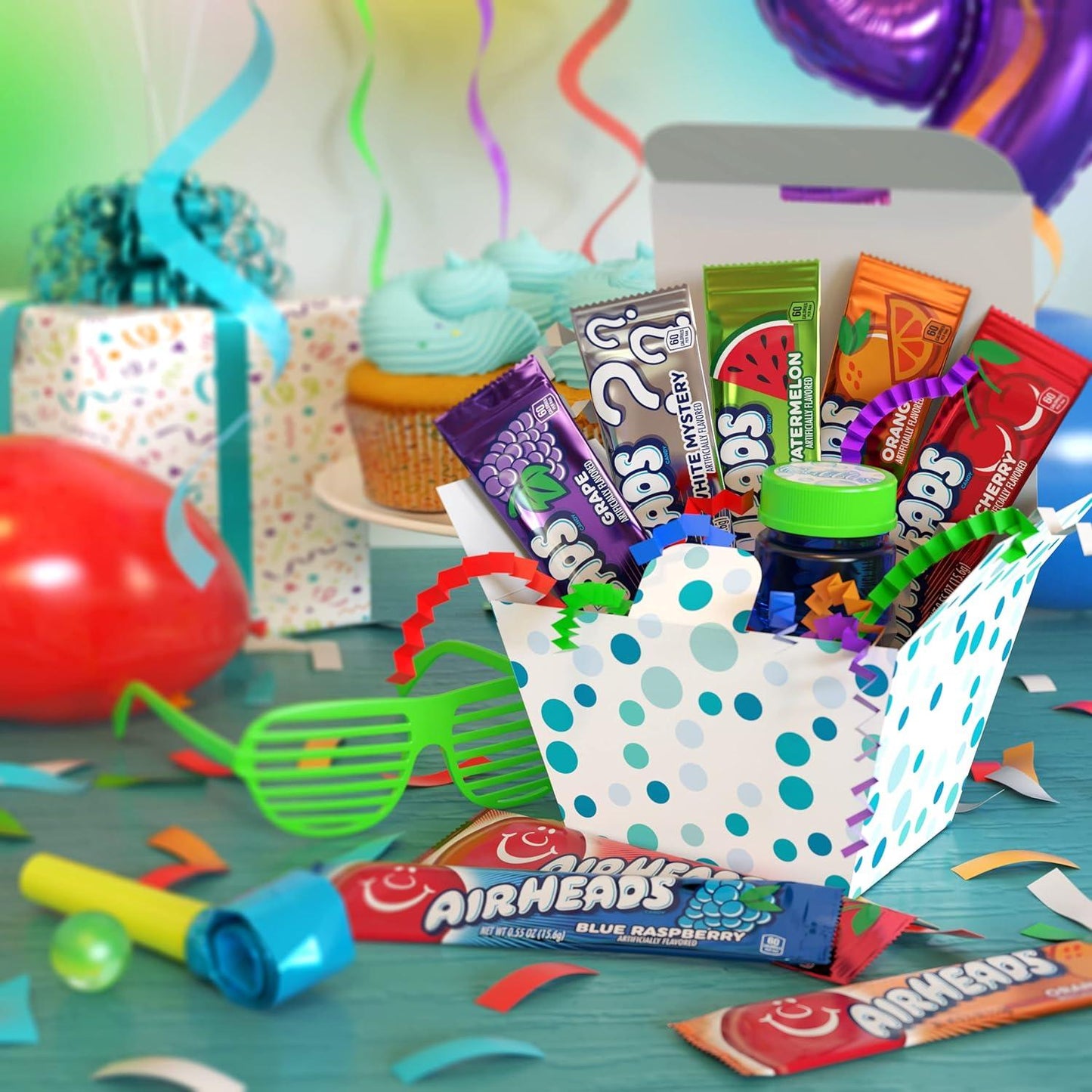 Airheads_Candy_Bars,_Variety_Bulk_Box,_Chewy_Full_Size_Fruit_Taffy,_Gifts,_Holiday,_Parties,_Concessions,_Pantry,_Non_Melting,_Party,_60_Individually_Wrapped_Full_Size_Bars_Snack_Bonbon_Sweet_Watermelon