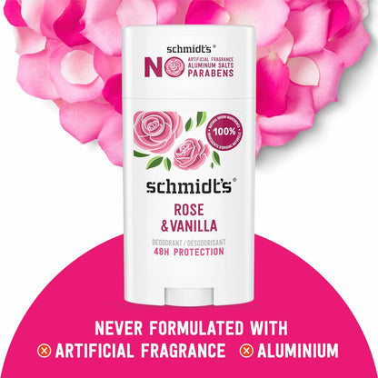 Schmidt's_Aluminum-Free_Vegan_Deodorant_Rose_&_Vanilla_with_24_Hour_Odor_Protection_2_Count_for_Women_and_Men,_Natural_Ingredients,_Cruelty-Free,_2.65_oz_Body_Care_Pack_Gentle_Comfort_Cosmetic_Cleanser_Scent_Scented_Scent
