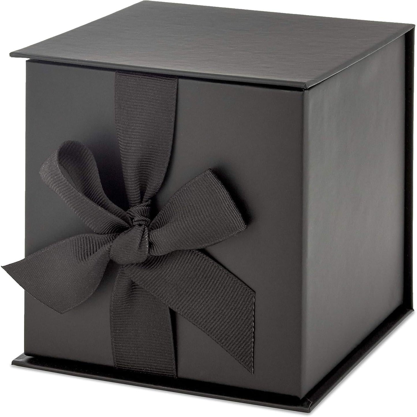 Hallmark_Small_Gift_Box_with_Bow_and_Shredded_Paper_Fill_(Black_4_inch_Gift_Box)_for_Weddings,_Graduations,_Birthdays,_Father's_Day,_Groomsmen_Gifts,_All_Occasion