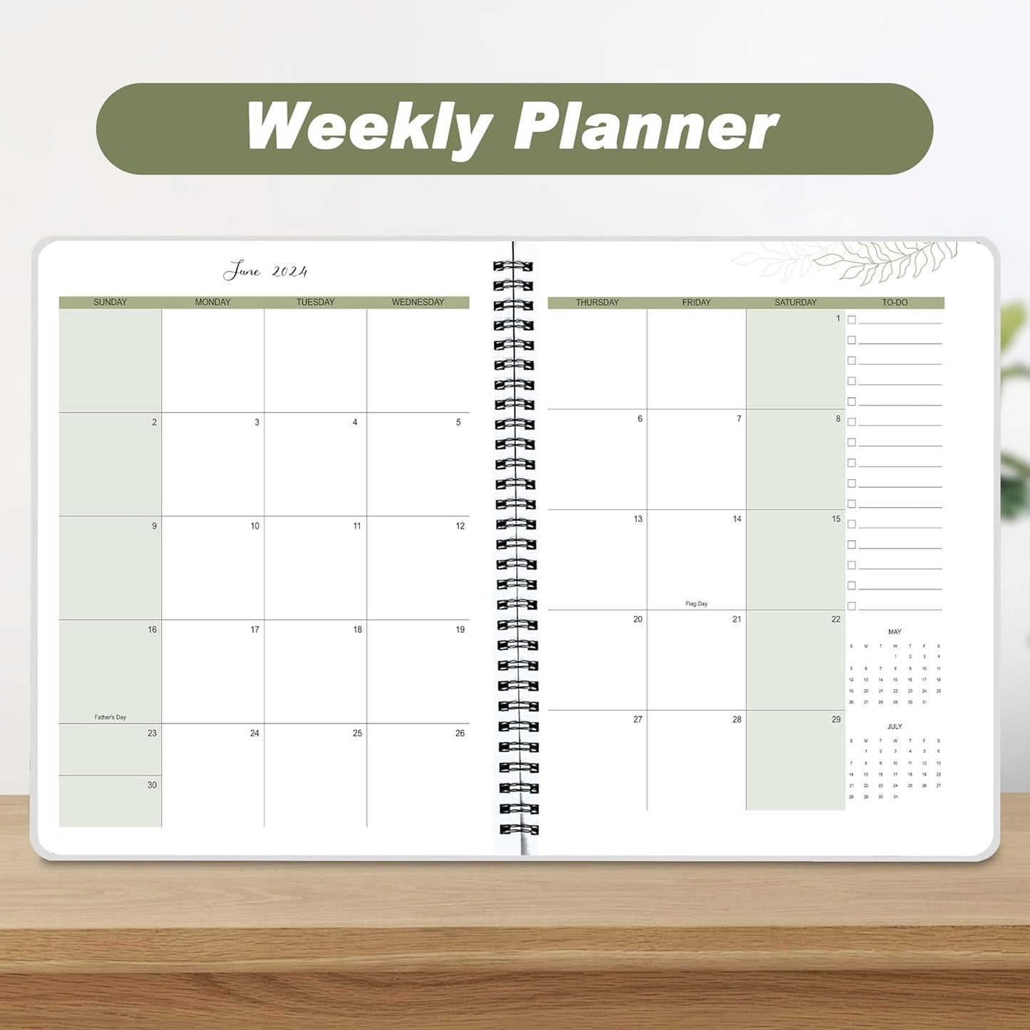 Monthly_Planner_Jan_2024_-_Dec_2025,Simple_Calendar_Planner_Notebook_7"_x_9"_Soft_PVC_Cover_Spiral_Binding_With_Goals_To_Do_List,_Easy_Organize_Your_Schedules