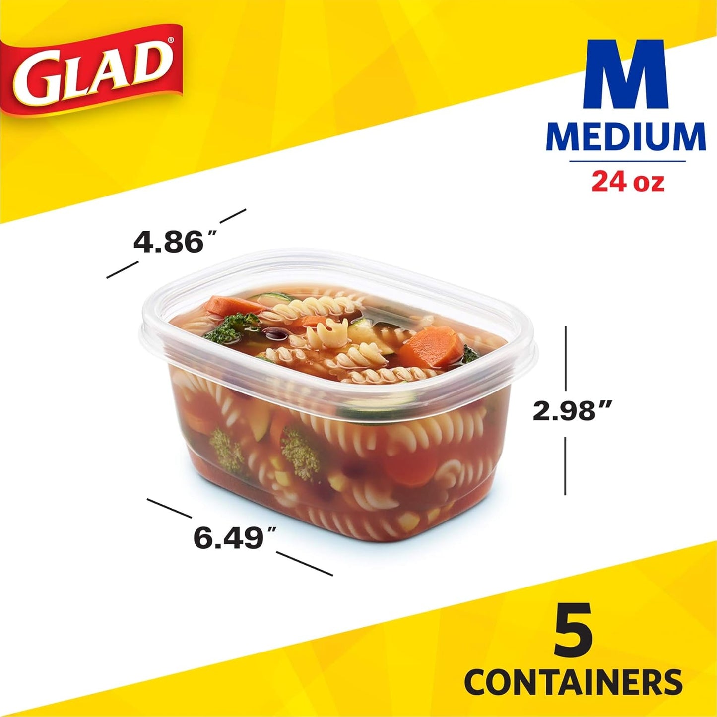 GladWare_Soup_&_Salad_Food_Storage_Containers_for_Everyday_Use_|_Medium_Rectangle_Containers_for_Food_Storage_|_Containers_Hold_up_to_24_Ounces_of_Food