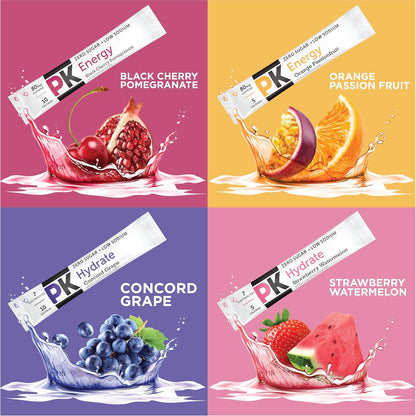 PURE_KICK_Energy_and_Hydrate_Singles_To_Go_Drink_Mix_Variety_Pack,_Black_cherry_Pomegranate,_Orange_Passion_Fruit
