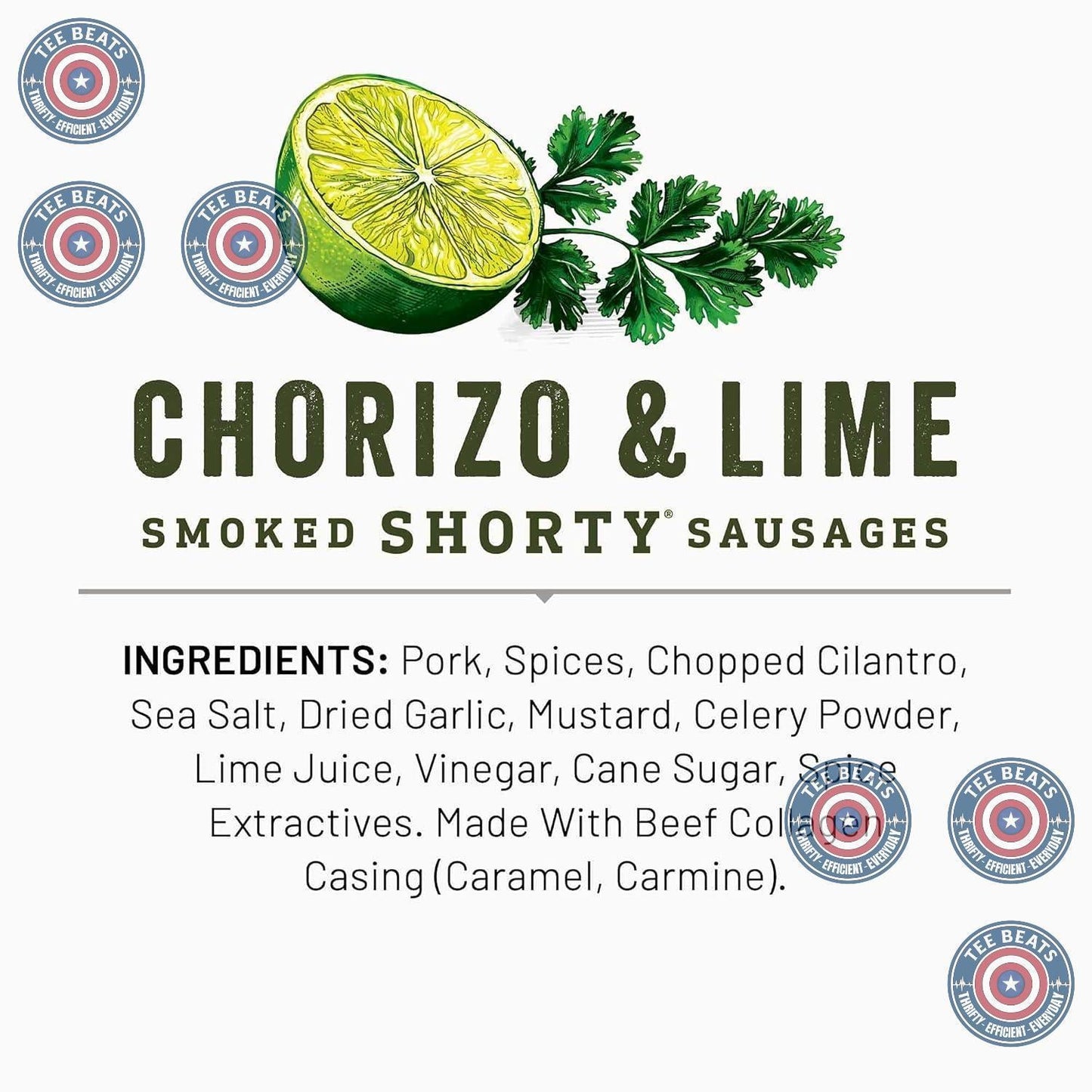 Duke's_Pork_Chorizo_&_Lime_Smoked_Shorty_Sausages,_7g_Protein_Per_Serving,_5_oz.