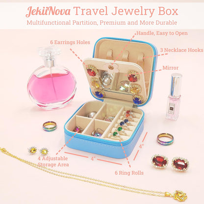 Travel_Jewelry_Case,_Monogram_Jewelry_Organizer_Travel_Jewelry_Box_w_Mirror_Birthday_Gifts_for_Women_Mom_Girls,_Travel_Essentials_Ring_Necklace_Earring_Jewelry_Holder_Organizer_Preppy_Stuff_(A)